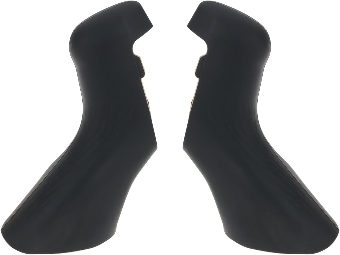 Paar Schwarze Silikon-kurbelkappen Für Shimano 105 St-r7170 Di2 Rennrad