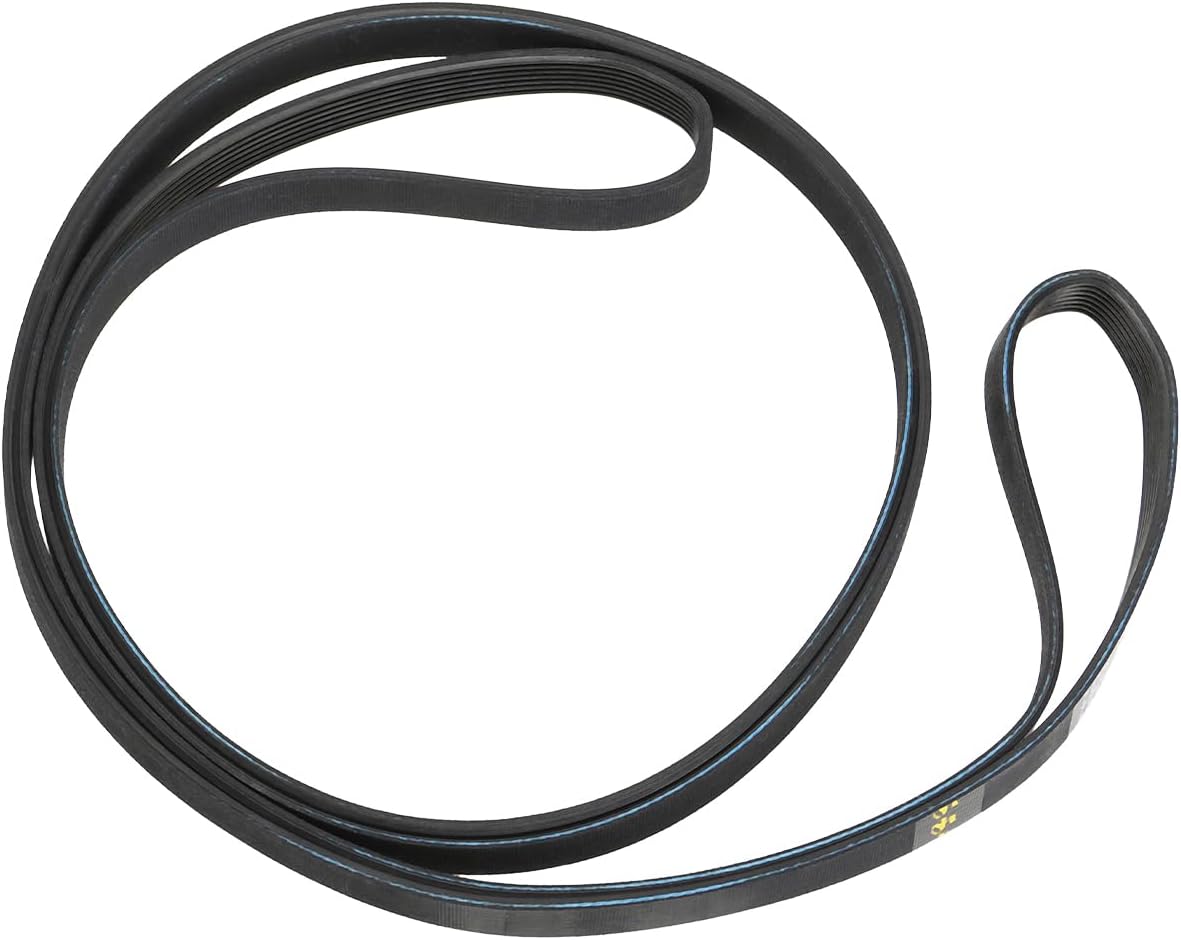 7ph2012 Trocknerriemen, Kompatibel Mit Logik Lcd8w18 Und Lcd7w18, Breite 11,2 Mm, Umfang 2012 Mm, Trocknerzubehör Für Zuhause Und Hotel, Schwarz