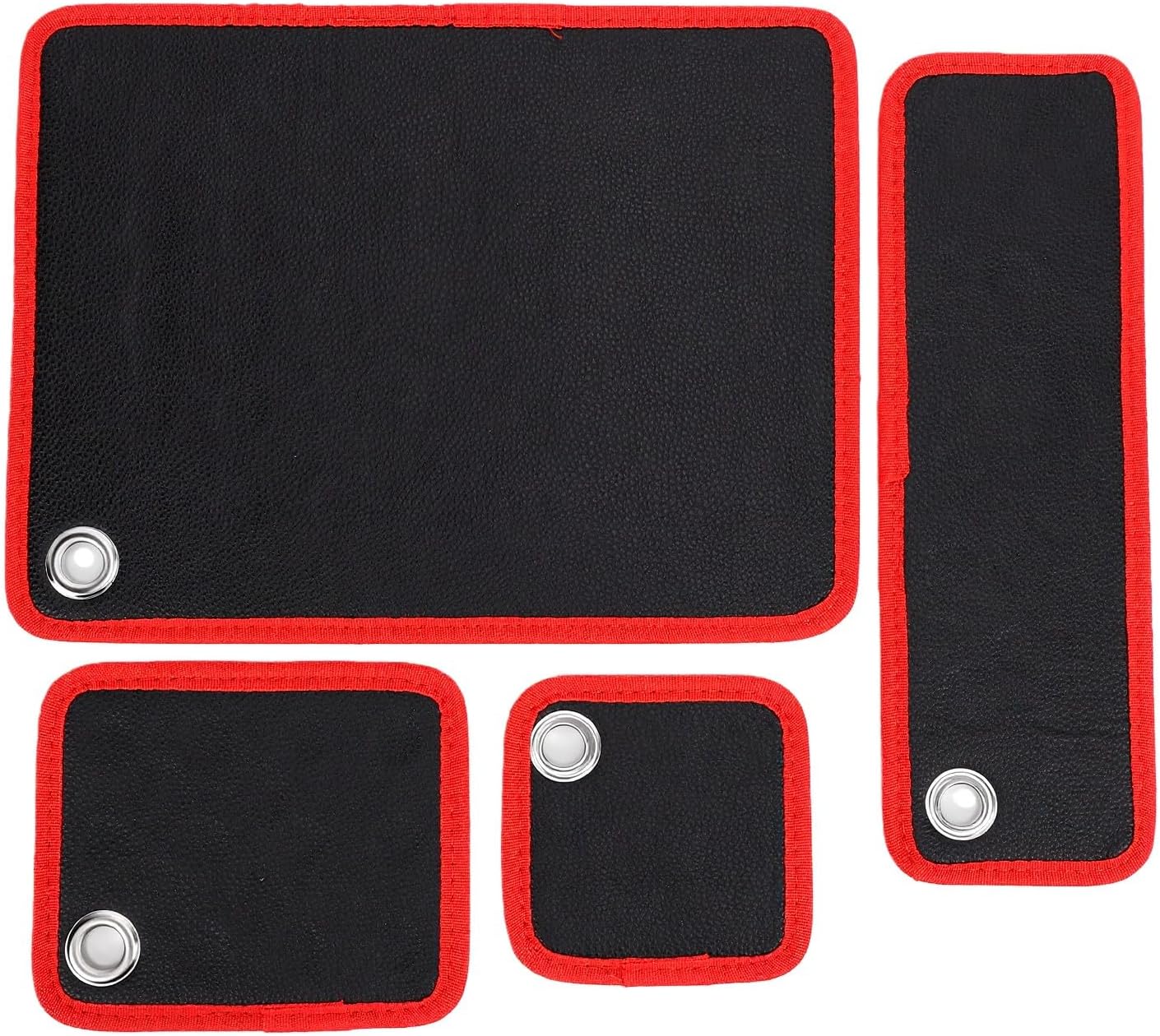 Set Mit 4 Flexiblen Magnetischen Pvc-werkzeugmatten In Verschiedenen Größen