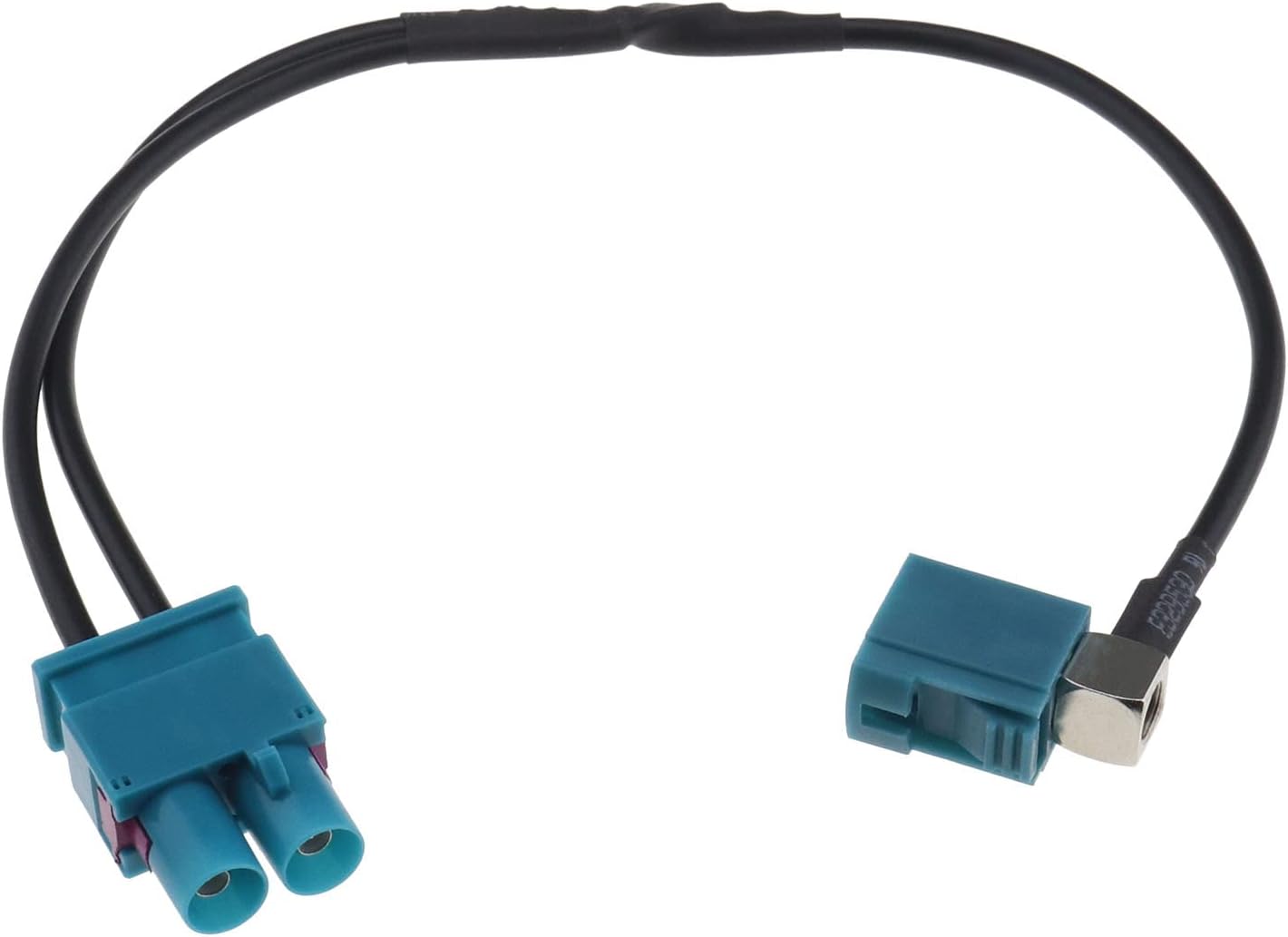 Doppel-fakra-autoantennenadapter, Kompatibel Mit Volkswagen Und Skoda, Doppel-fakra-stecker, Fahrzeugantenne, Fm-stereo, Gps-navigation, 28-cm-anschluss