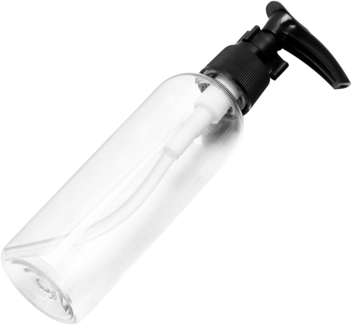 100-ml-pet-pumpflaschen, Praktische Spender, 6er-set, Schwarz, Leicht Zu Reinigen Und Wiederbefüllbar Für Seife Oder Lotion, Für Zuhause Und Unterwegs