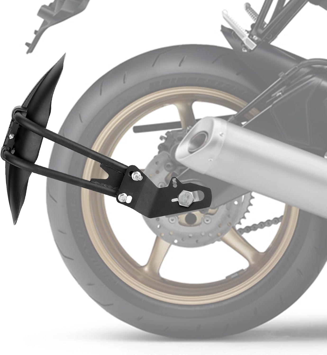 Modifizierte Motorrad-kotflügel-regenschutzabdeckung Hinten, Motorrad-kotflügelschutz Hinten
