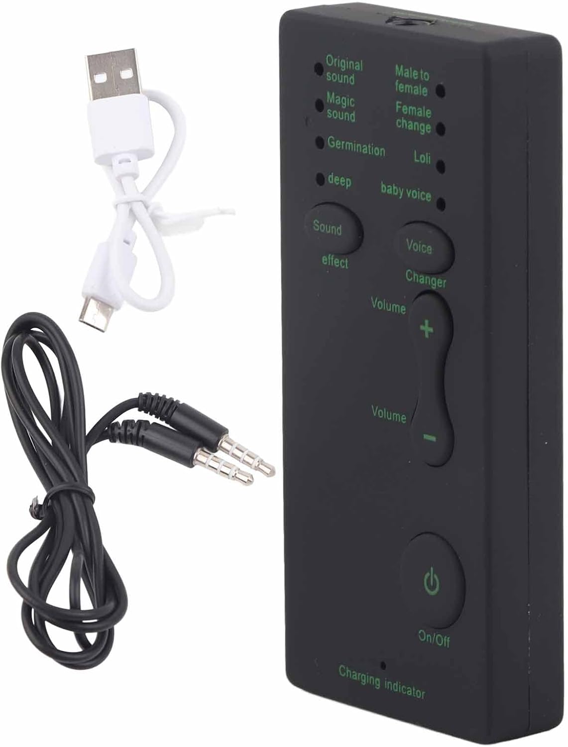 Stimmverzerrer, Mini-soundkarte Für Mobiltelefone, Computer Und Laptops Mit 7 Effekten – Ideales Geschenk Für Freunde