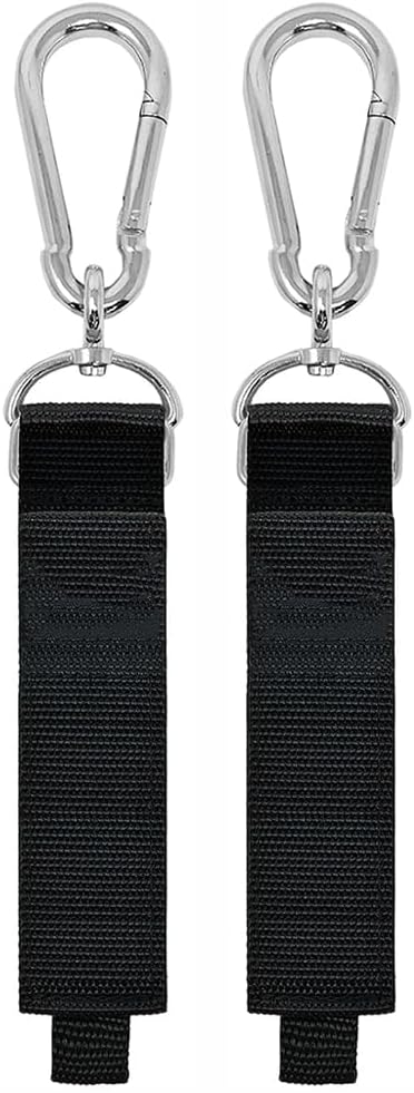 Set Mit 2 Aufbewahrungsgurten Aus Nylon, 45,7 Cm, Robust, Wiederverwendbar, Mit Klebepunkten Zur Aufbewahrung Für Zuhause, Outdoor, Werkstatt (schwarz)