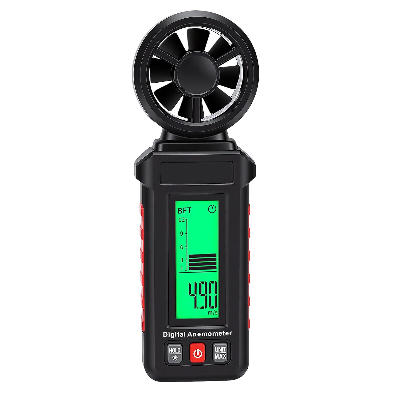 Hochpräzises, Leichtes, Tragbares Digitales Anemometer