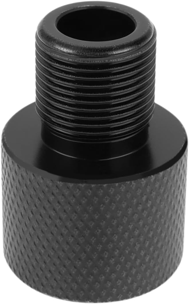 Stück Gewindeadapter Aus Aluminiumlegierung, Schwarz, 1/2-20 Unef Innengewinde Auf 1/2-28 Unf Außengewinde, Für Rohrverschraubungen Und Maschinenteile