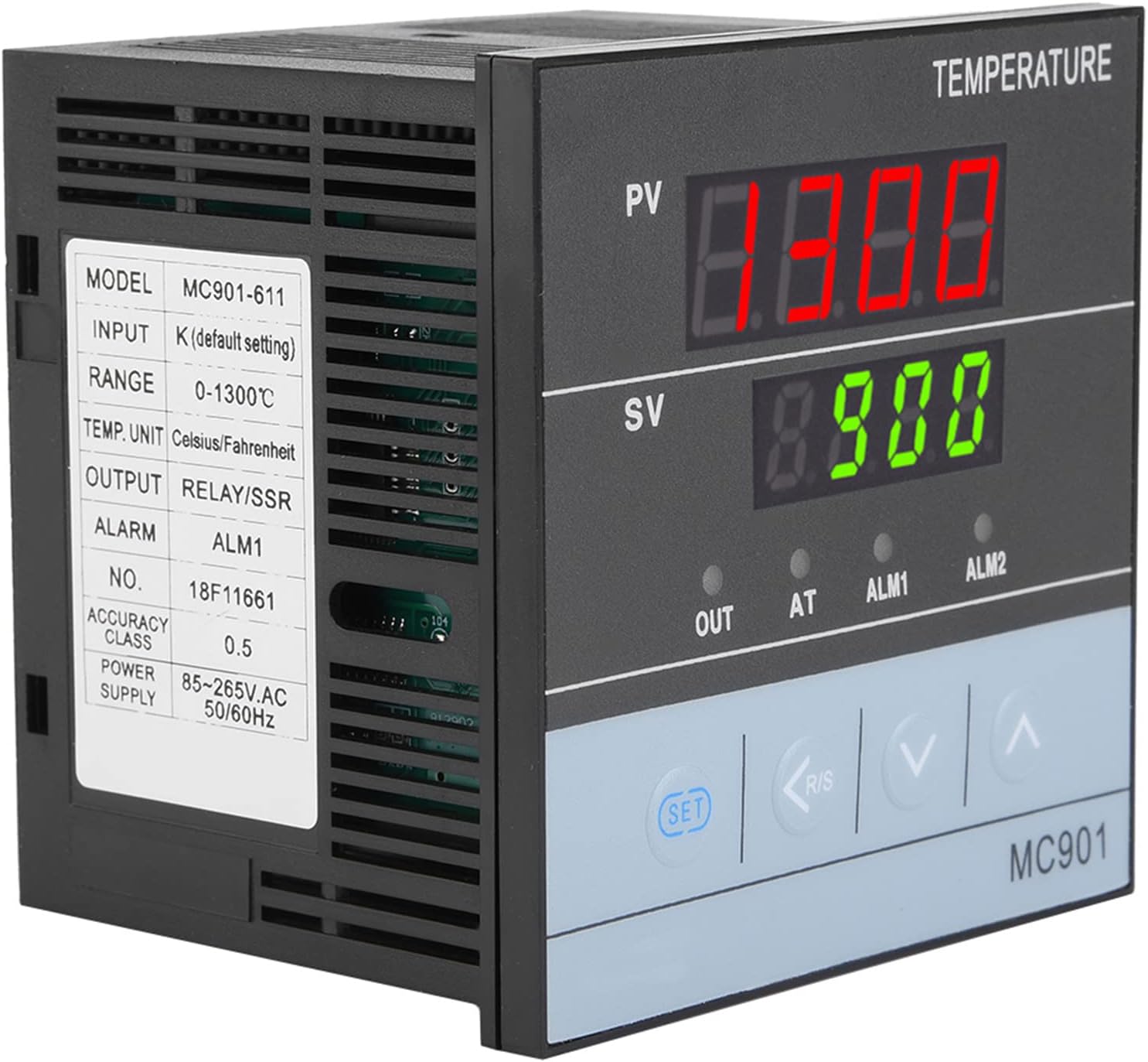 Mc901 Pid-digitaltemperaturregler Mit K/pt100-eingang, Relais- Und Ssr-ausgang Für Präzise Temperaturregelung In Industrie Und Labor