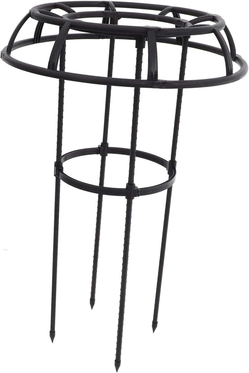 Rankhilfe Für Kletterpflanzen, Gartenspalier Aus Stahl Und Pp, Rankgitter Für Rosen Und Andere Pflanzen Im Außenbereich, Höhenverstellbar, Robust Und Stabil, Kreatives Design