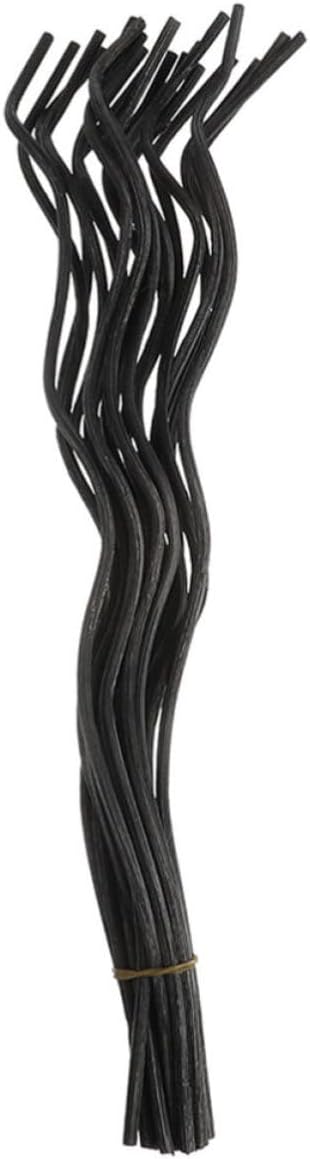20 Schwarze Rattanstäbchen Für Den Wave Aroma-diffusor, Handgraviert, Duftspender Für Küchenmöbel