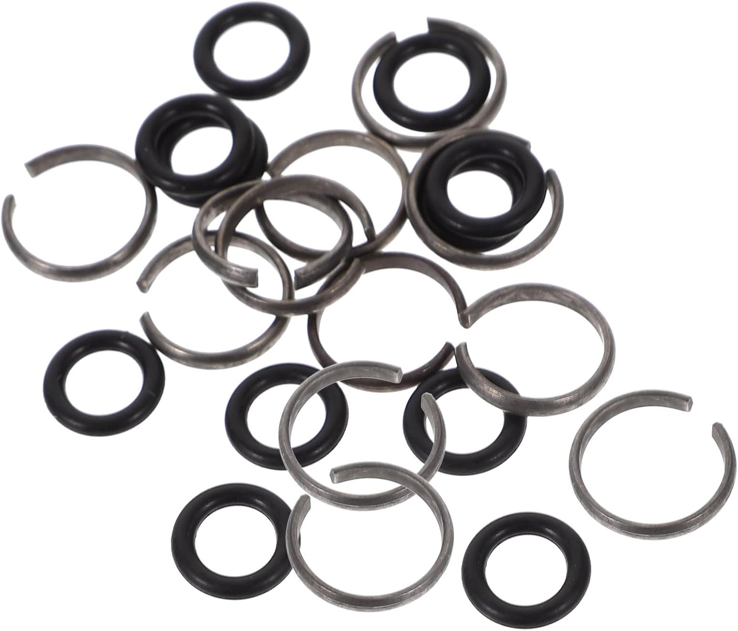 1/2"-schlagreibringe Mit Eisensicherungsringen Und Gummi-o-ringen, 12 Sätze, Geeignet Für Die Verwendung Mit Akkuschraubern