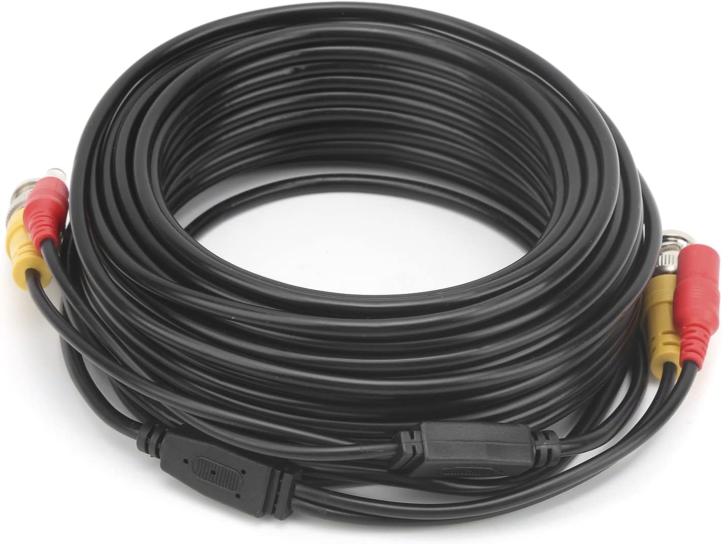 Bnc-kabel, Rückfahrkamera-verlängerungskabel, Kamerakabel Mit Stabiler Übertragung, Schwarzes Pvc Für Sicherheitskameras (15 Meter)