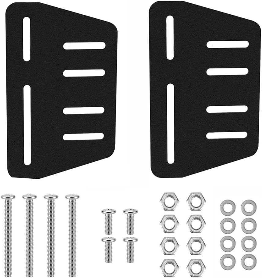 Set Mit 2 Universellen Bettgestellhalterungen Aus Robustem Stahl