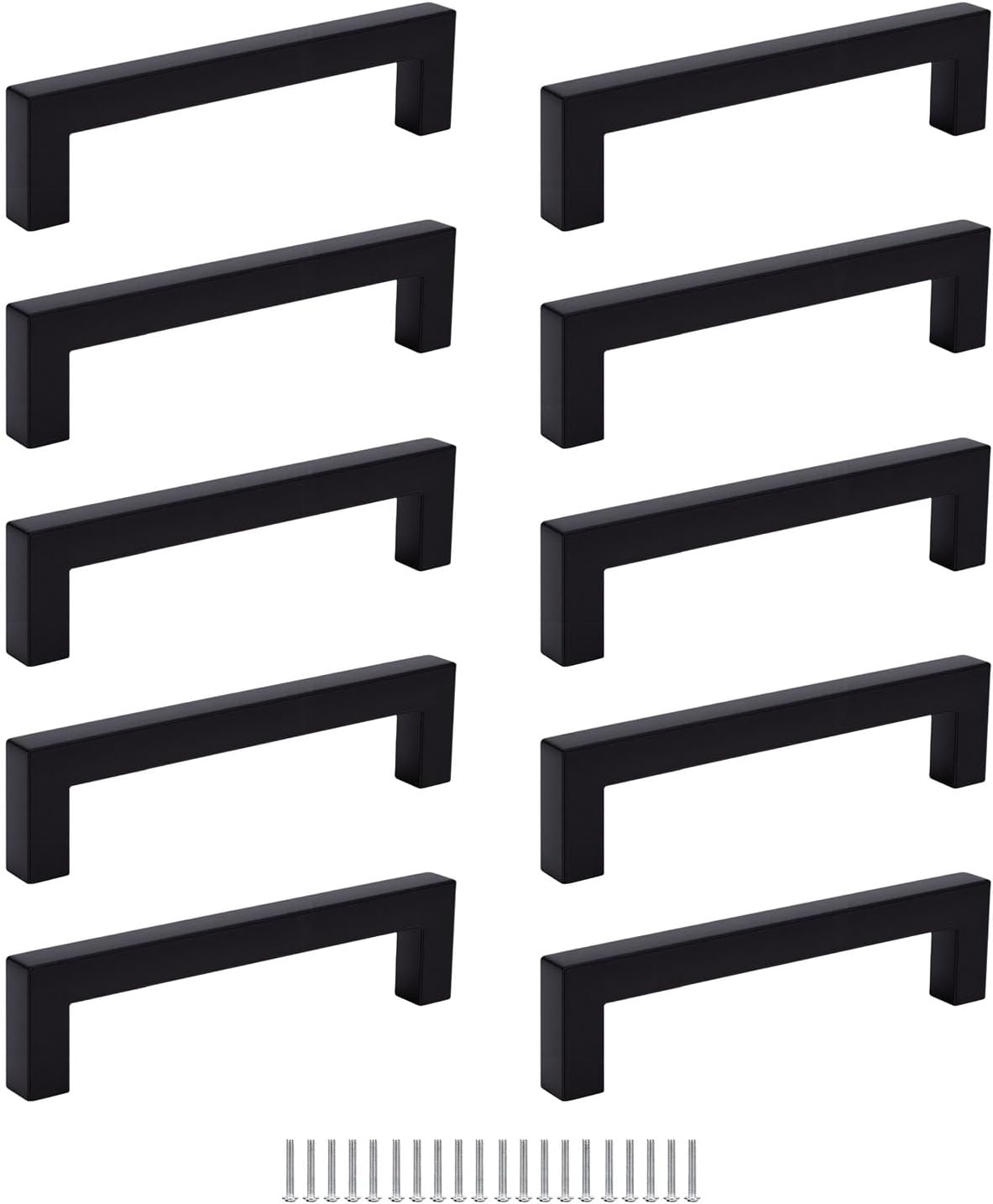 Matte Schrankgriffe, 10 Stück, 128 Mm Lochabstand
