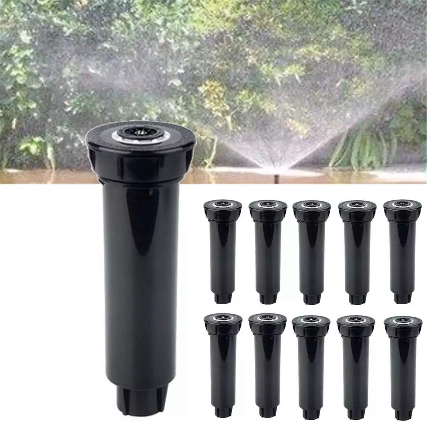Set Mit 10 Rasensprengern Für Gartenbedarf, 360-grad-bewässerungsanlage