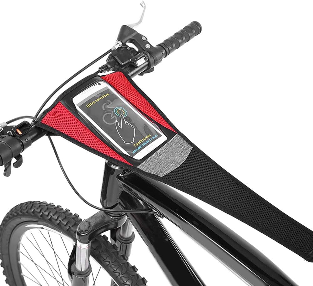 Neopren-schweißband Für Radsport, Rennradtrainer, Mit Handytasche, Schutz Für Smartphones Unter 5,5 Zoll Beim Indoor-fahren