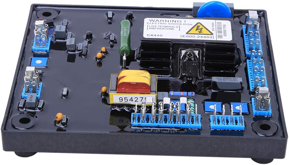 Sx440 Avr Spannungsregler Für Bürstenlose Generatoren, Spannungsregelung Mit Funktionen, Kompaktes Und Zuverlässiges Design Für Stabile Leistungsabgabe, Kompatibel Mit