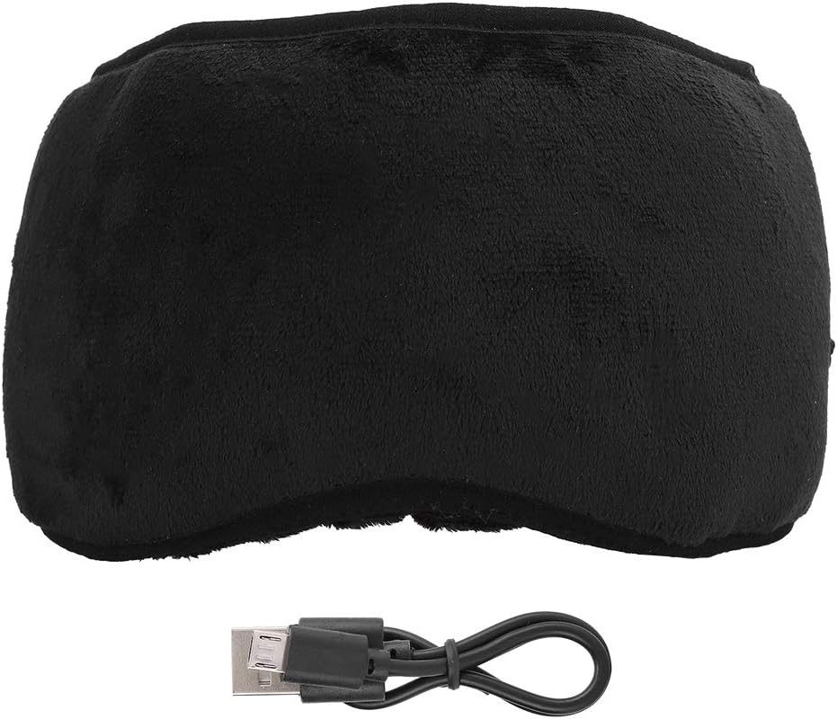 Kabellose Bluetooth 5.0 Schlafmaske, Kabellose Abdeckung, Intelligente Nachtschlaf-kopfhörer Mit Musikfunktion, Reise-stirnband, Schwarze Augenmaske Mit Integrierten Lautsprechern, Hifi-stereo-sound,