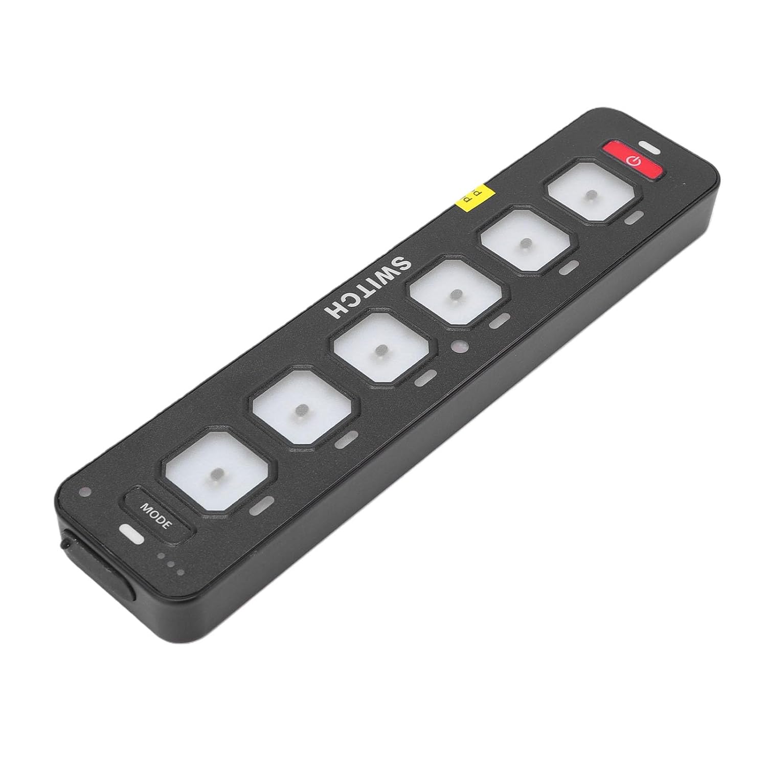 Schlankes Rgb-schalterpanel Mit 6 Anschlüssen, 4 Multifunktionale Beleuchtungsmodi, Automatische Dimmfunktion Für Die Hintergrundbeleuchtung, Geeignet Für Boote, Offroad-fahrzeuge Und Utvs.