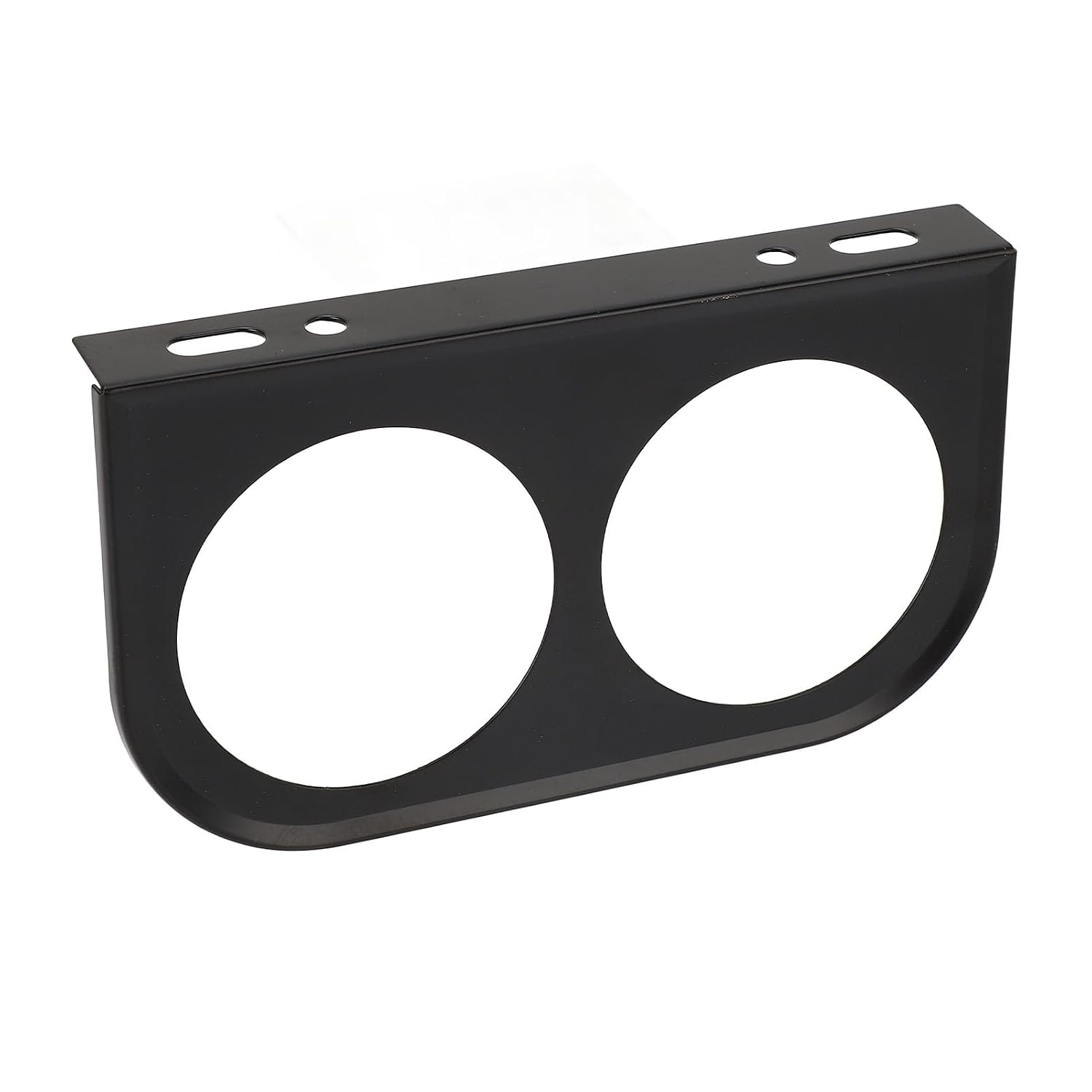 Metall-armaturenbretthalterung Für 2-loch-52-mm-instrumente, Universelle Armaturenbrett-instrumente, Stabiler Sitz, Einfache Installation Für Autobesitzer (schwarz)