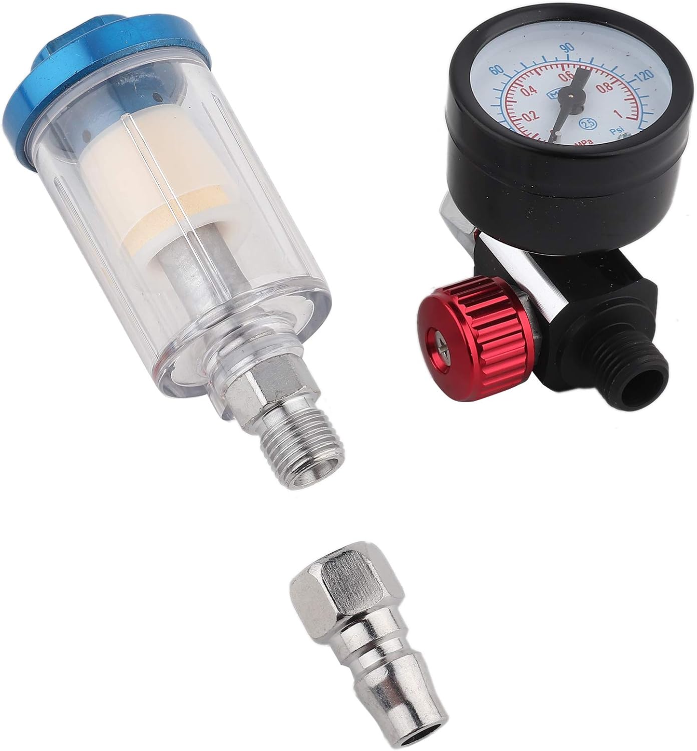 1/4"-regler Mit Manometer, Inline-kondensatabscheider Für Spritzpistolen, Druckluftwerkzeugzubehör Für Den Lackschutz Von Kraftfahrzeugen, Arbeit