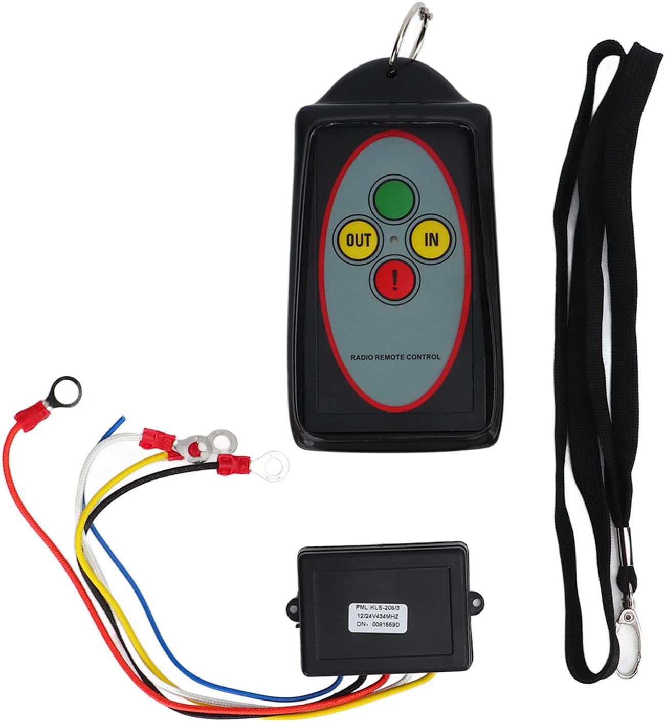 12/24v Funk-seilwinden-fernbedienungsset, Universeller Elektrischer Seilwindenregler Für Lkw Und Atv