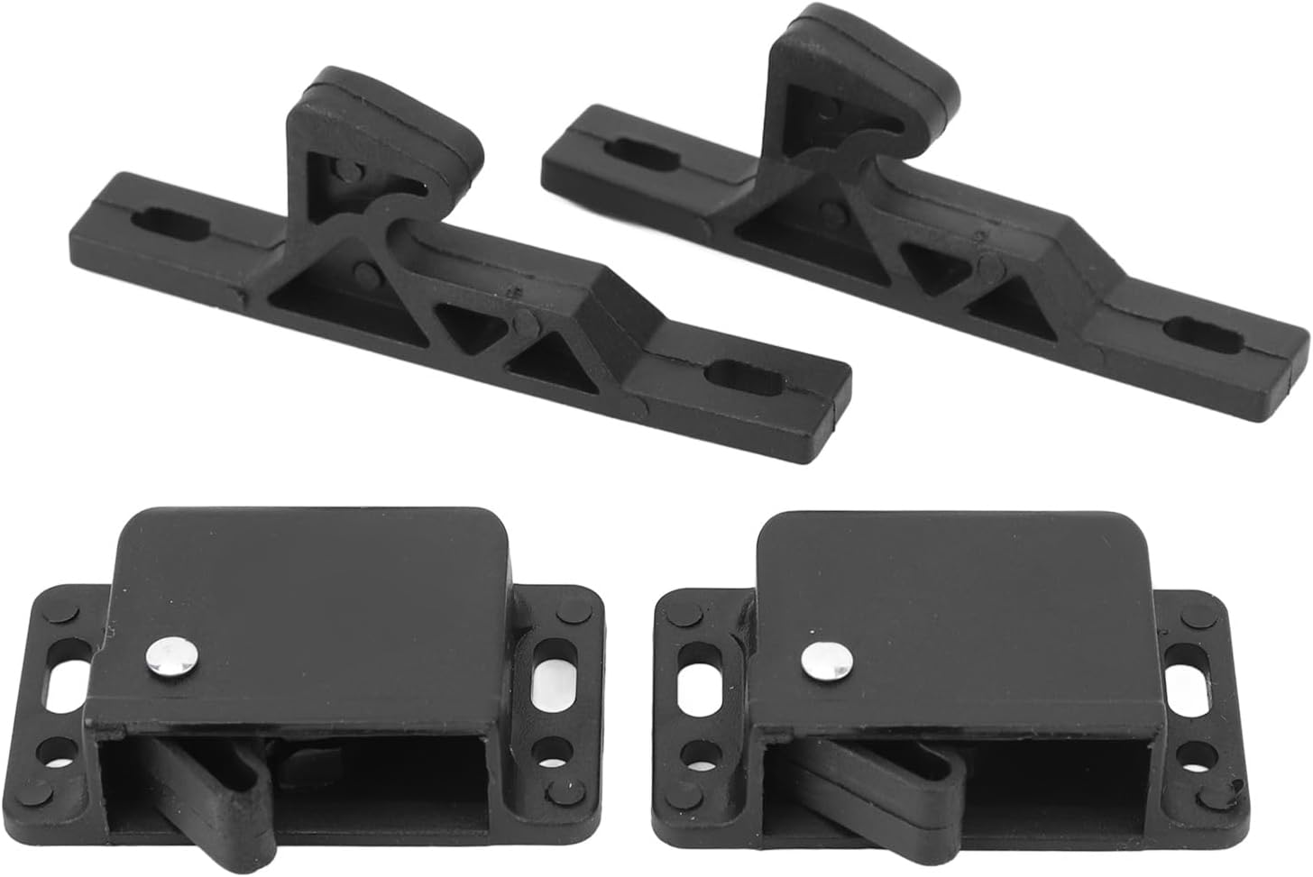 8er-pack Schwarze Schubladenverschlüsse Für Wohnmobile, Inklusive Montagematerial, Für Büro, Wohnmobil Und Wohnwagen