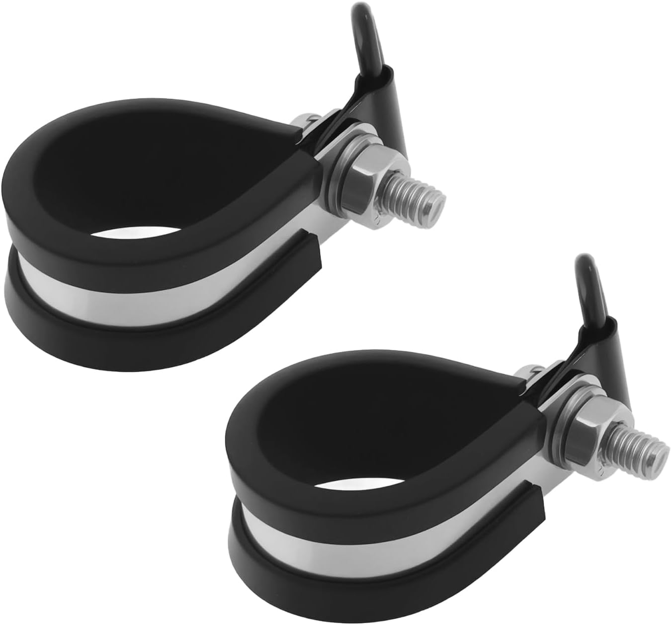 Set Mit 2 Rutschfesten 26-mm-schlauchschellen Für 23–26-mm-freischneider Mit Schultergurt