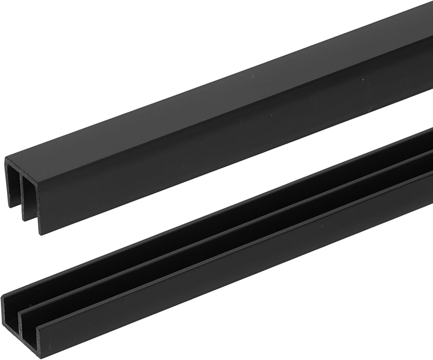 Schiebetürschienen-set, Geeignet Für 3,8 Mm Dicke Platten, Obere Und Untere Kunststoff-gleitschiene Für Schrank-, Fenster- Oder Vitrinentüren (40