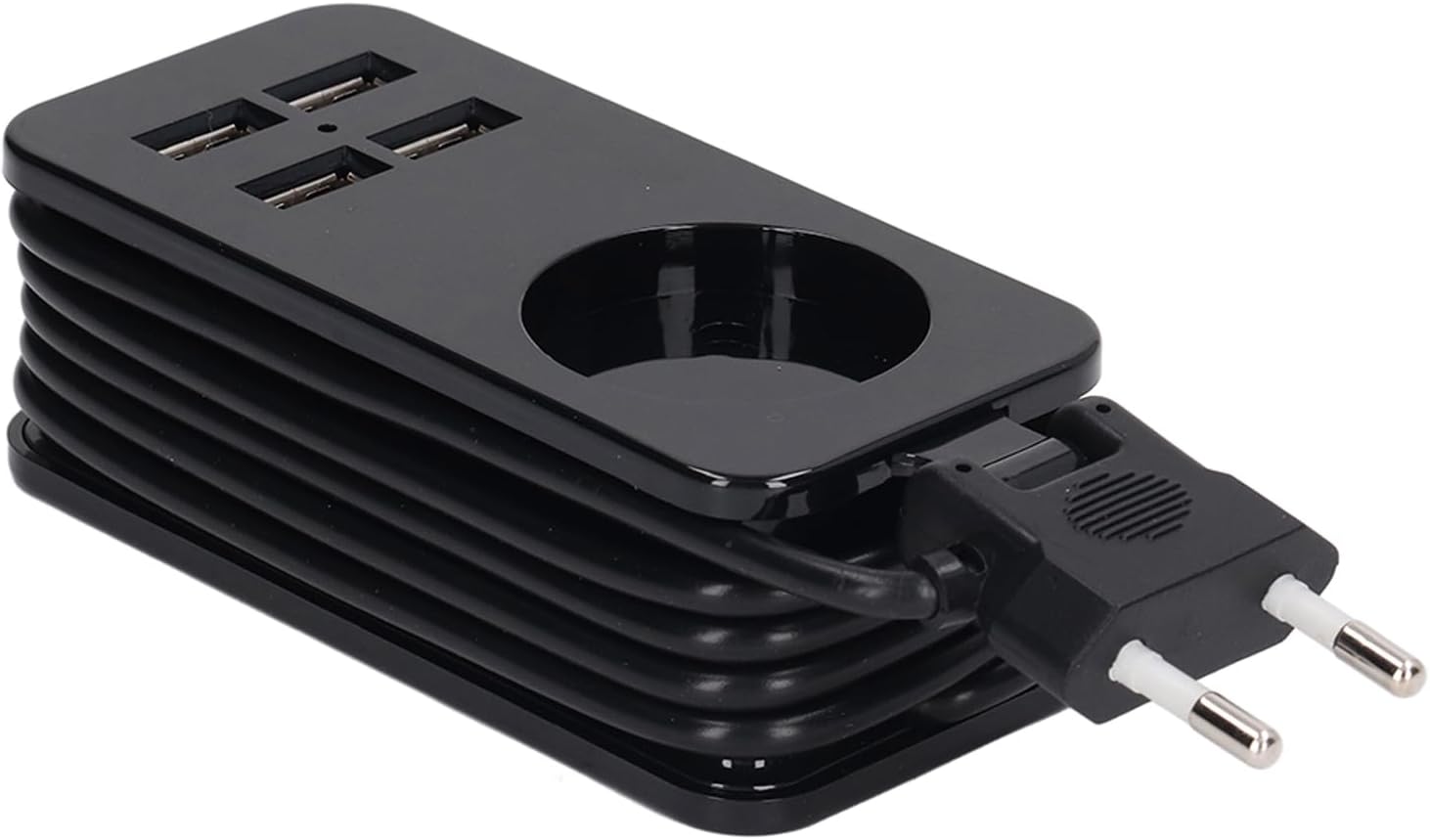 10a 1200w Steckdosenleiste, 4 Feuerfeste Usb-adapter Für Smartphones