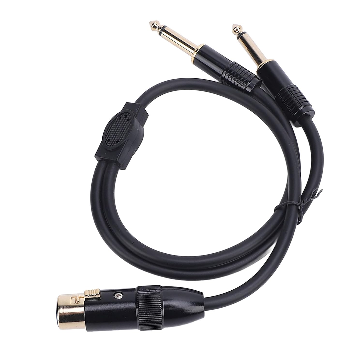 Xlr-auf-6,35-mm-klinken-y-splitterkabel, Dual-mono-adapterkabel (6,35 Mm Auf Xlr-buchse) Mit Mehrlagiger Abschirmung, Ideal Für Audiogeräte, Mischpulte Und Verstärker.