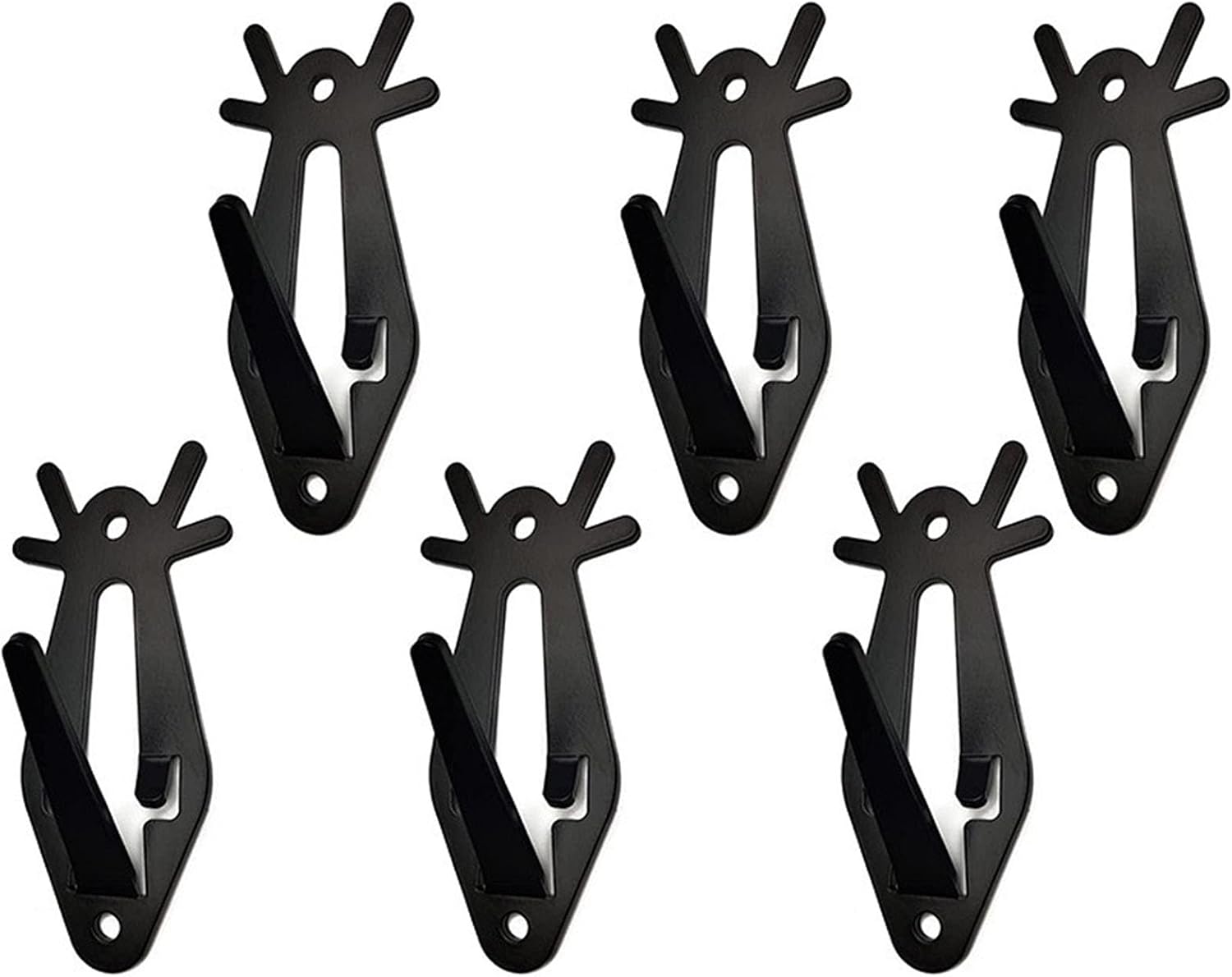 6 Stück Wandhaken In Form Von Hirschschädeln, Halterungen Im Europäischen Stil