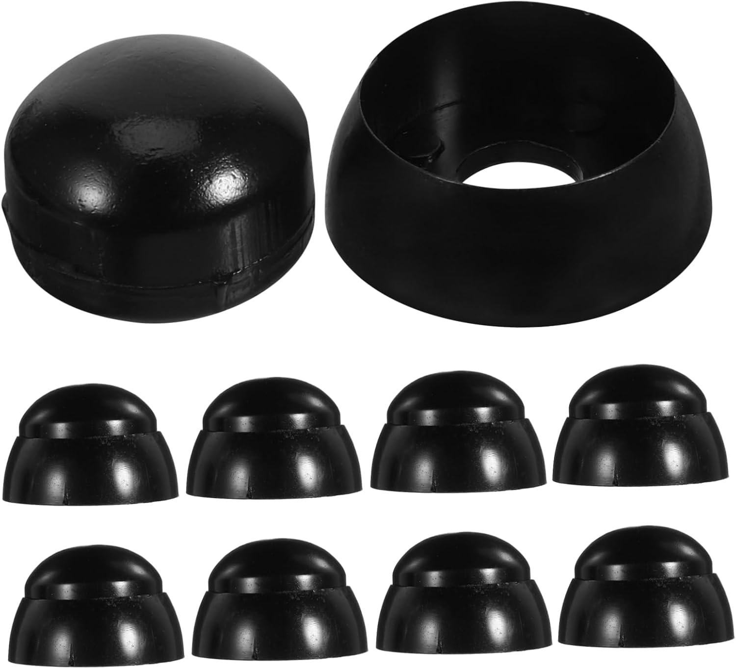 10 Schwarze Kunststoff-schutzkappen Für Muttern Und Schrauben, Für Spielgeräte Für Jungen Und Mädchen, Einfache Montage