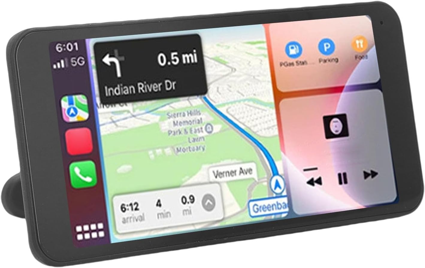 Kabelloser Autobildschirm, 6,5-zoll-touchscreen, Bluetooth-sprachsteuerung, Fm-radio, Mirror Link Mit Freisprechfunktion Für Alle Fahrzeugtypen