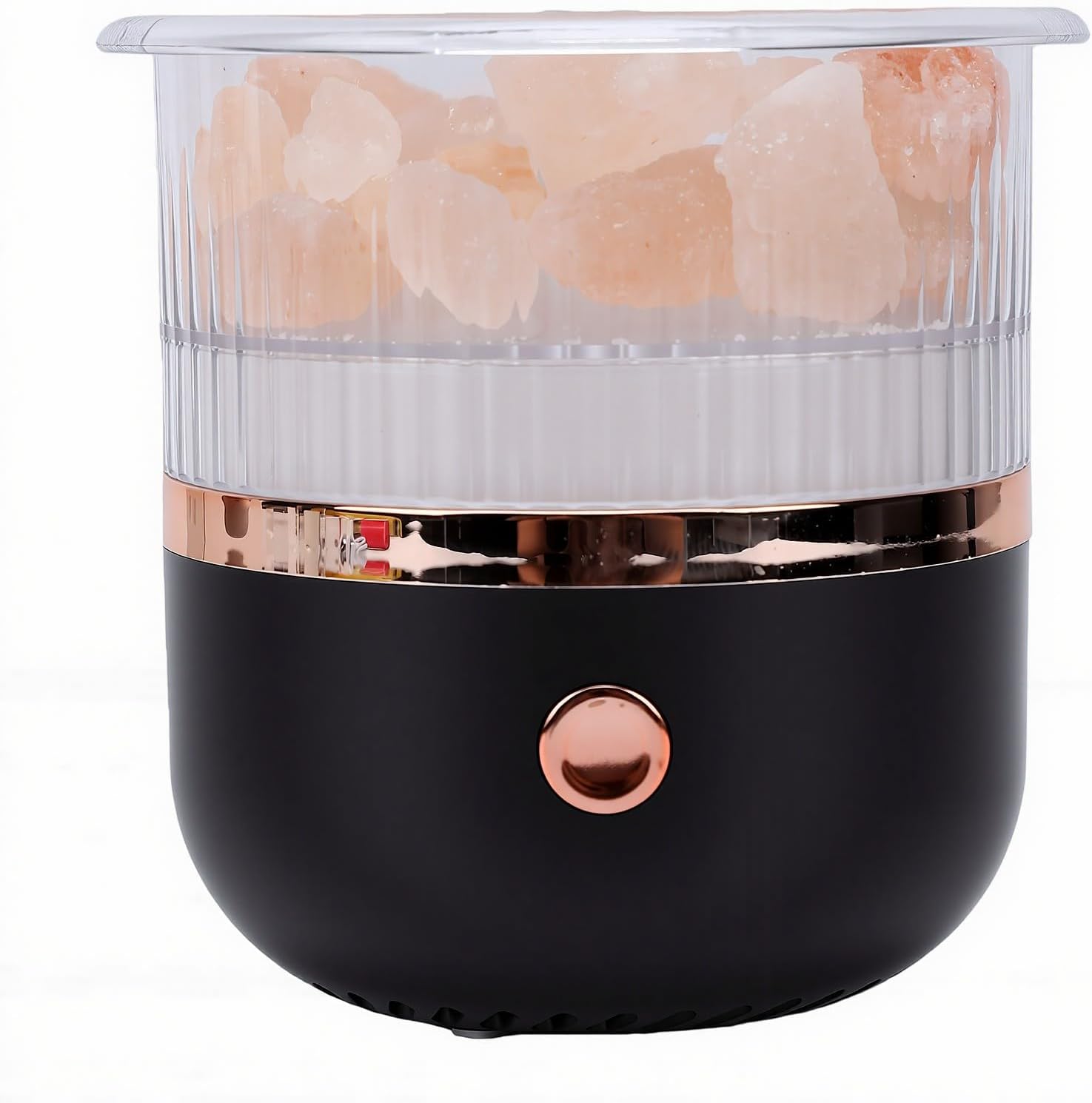 Aromatherapie-diffusor Mit Salzstein Fürs Schlafzimmer, 160 Ml Luftbefeuchter Mit Kaltnebel Und Automatischer Abschaltfunktion, Natürlicher Salzkristall-aromatherapie-diffusor Fürs Schlafzimmer