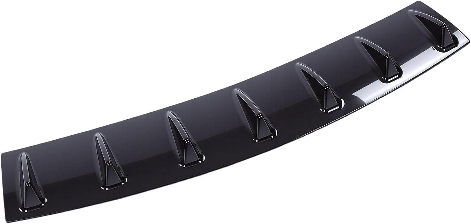Heckstoßstangenlippe, Glänzend Schwarzer Abs-heckstoßstangenspoiler, Universell Passend