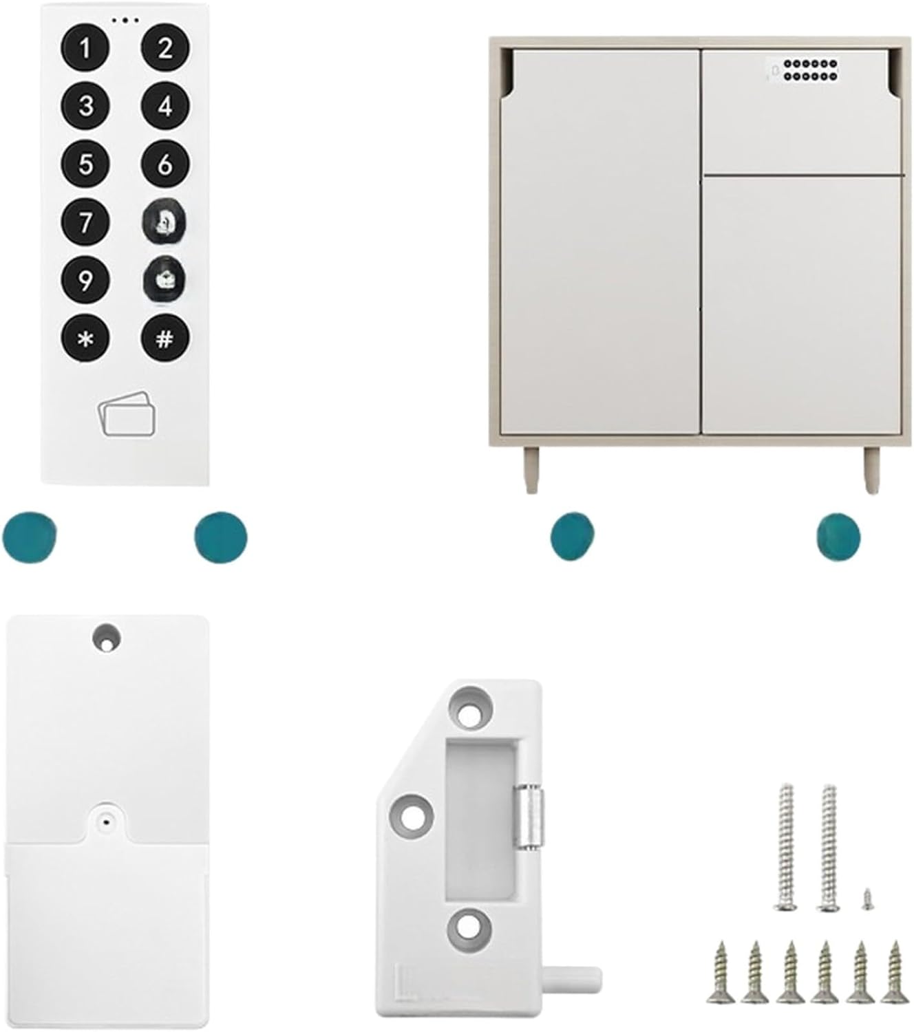 Elektronisches Fingerabdruckschloss Für Büroschubladen