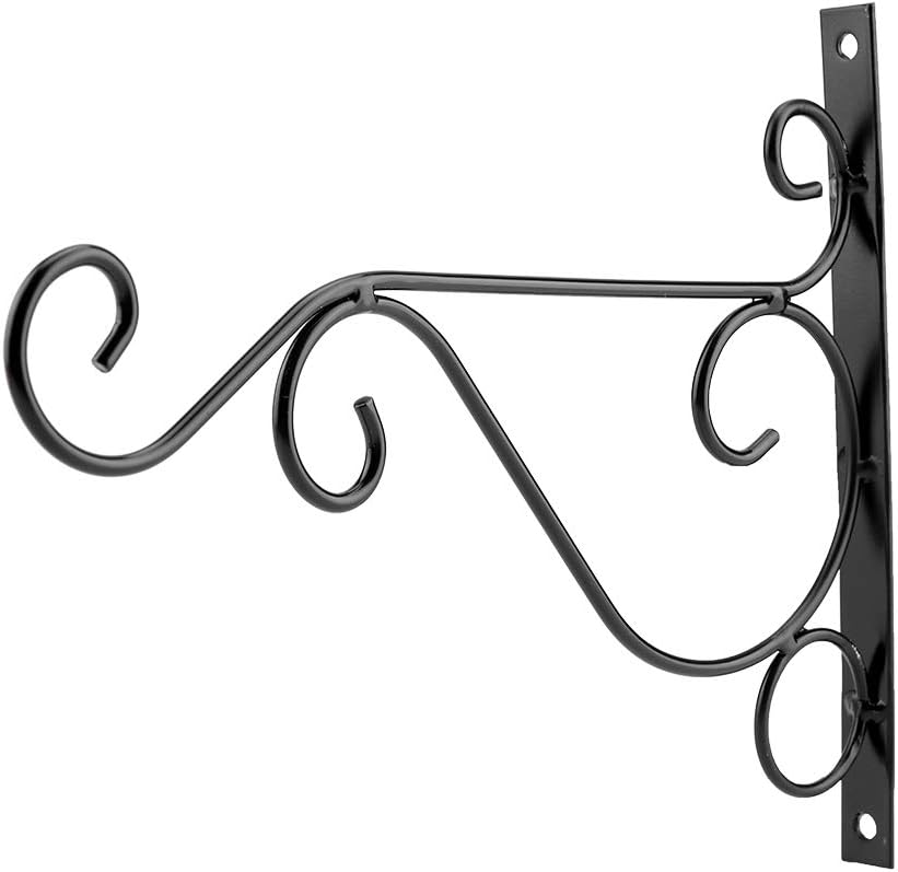 Wandmontierter Pflanzenhalter Aus Eisen, 30 X 21 Cm, Mit Rostlackierung, Für Den Innen- Und Außenbereich, Garten, Balkon, Dekoration, Hängeblumen, Windspiele