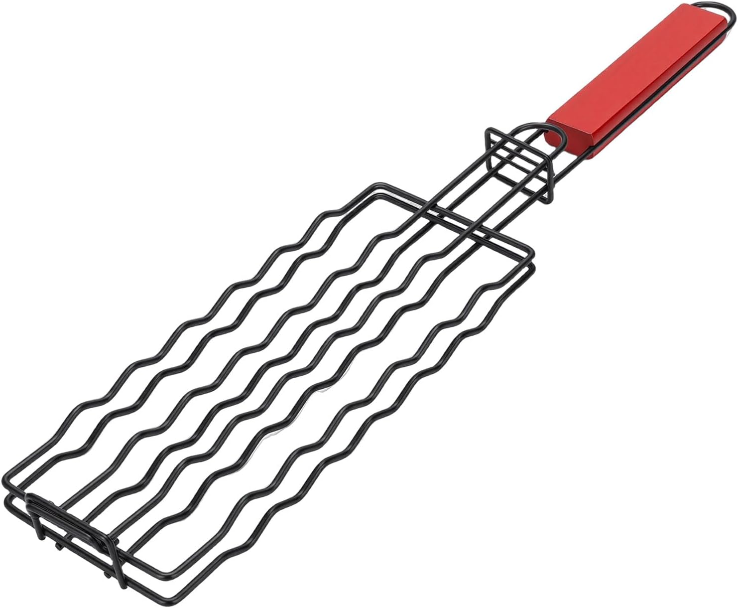 Multifunktionale Hot-dog-halter Zum Grillen Hitzebeständiger Holzgriff, Wursthalter Aus Eisen Für Grillen, Camping Und Hot-dog-zubereitung (schwarz)