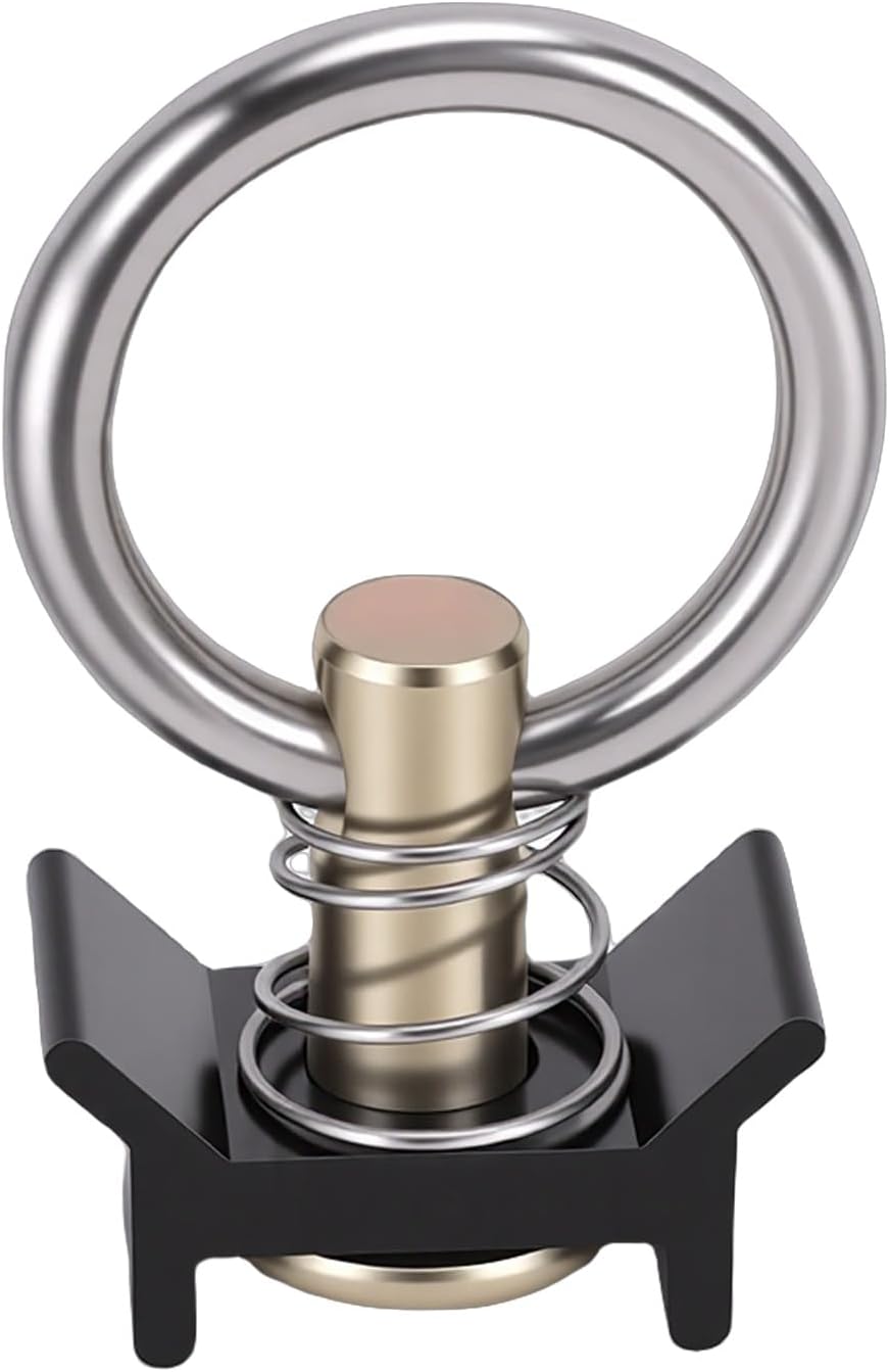 Einzelbolzen-schienenbeschläge L 4000 Lb Edelstahlring 360 Für Güterzuganhänger Und Lkws Cmb0135 (schwarz)