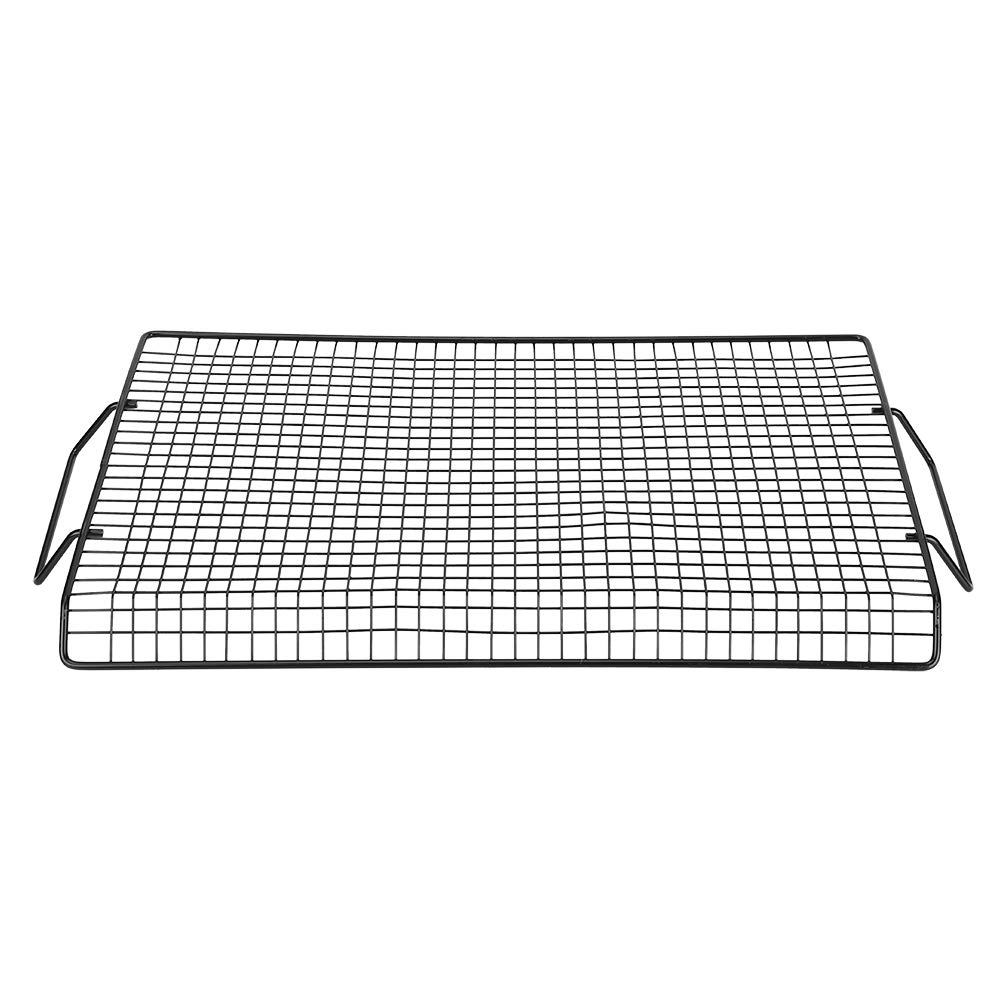 Antihaftbeschichteter Grillrost Aus Eisen, 43 X 25 Cm, Rostfrei, Leicht Zu Reinigen, Mit Tragegriff, Für Grillabende, Partys Und Camping