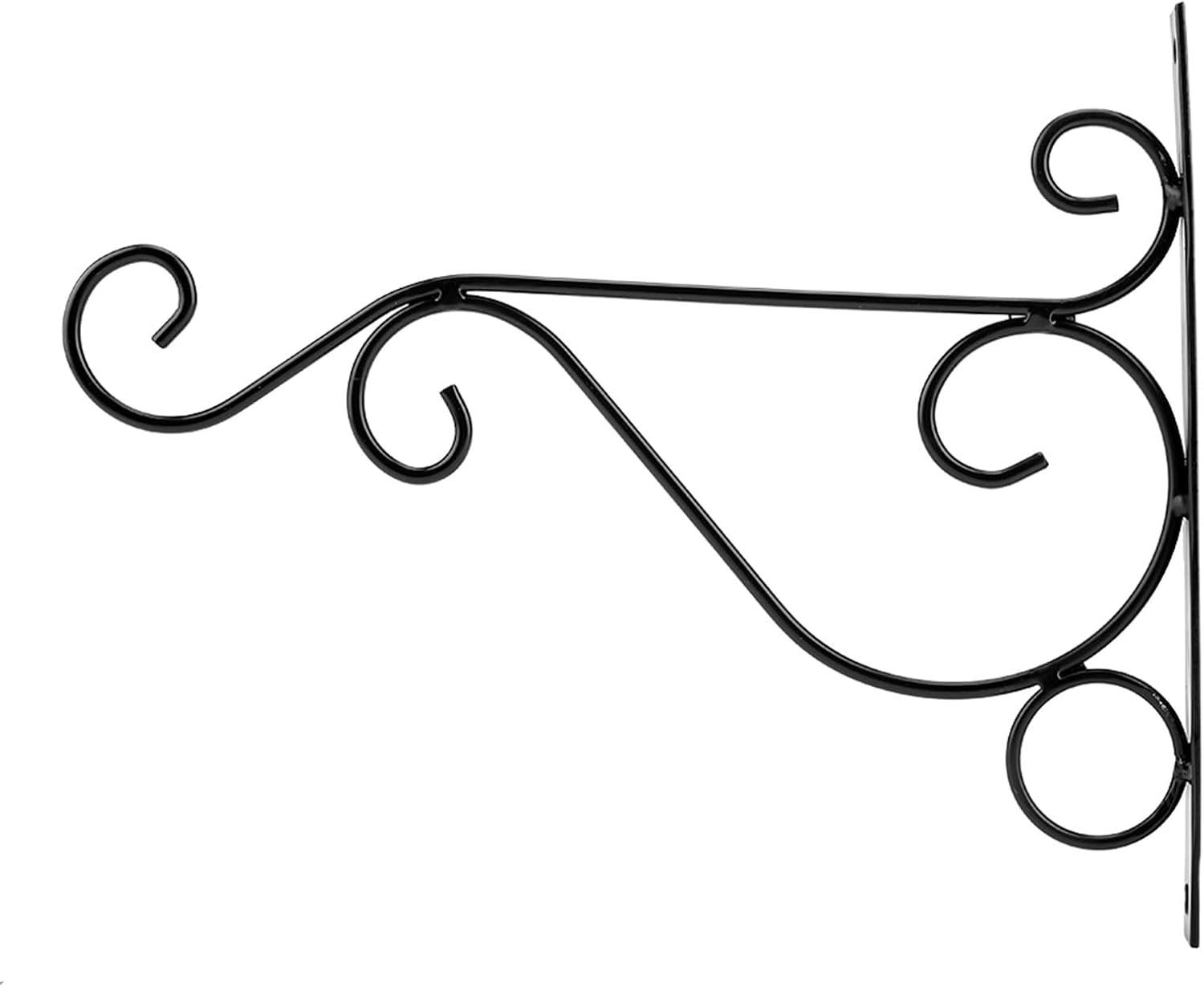 Wandmontierter Pflanzenhalter Aus Eisen, 25 X 21 Cm, Mit Rostlackierung, Für Die Dekoration Von Balkon Und Garten Im Innen- Und Außenbereich