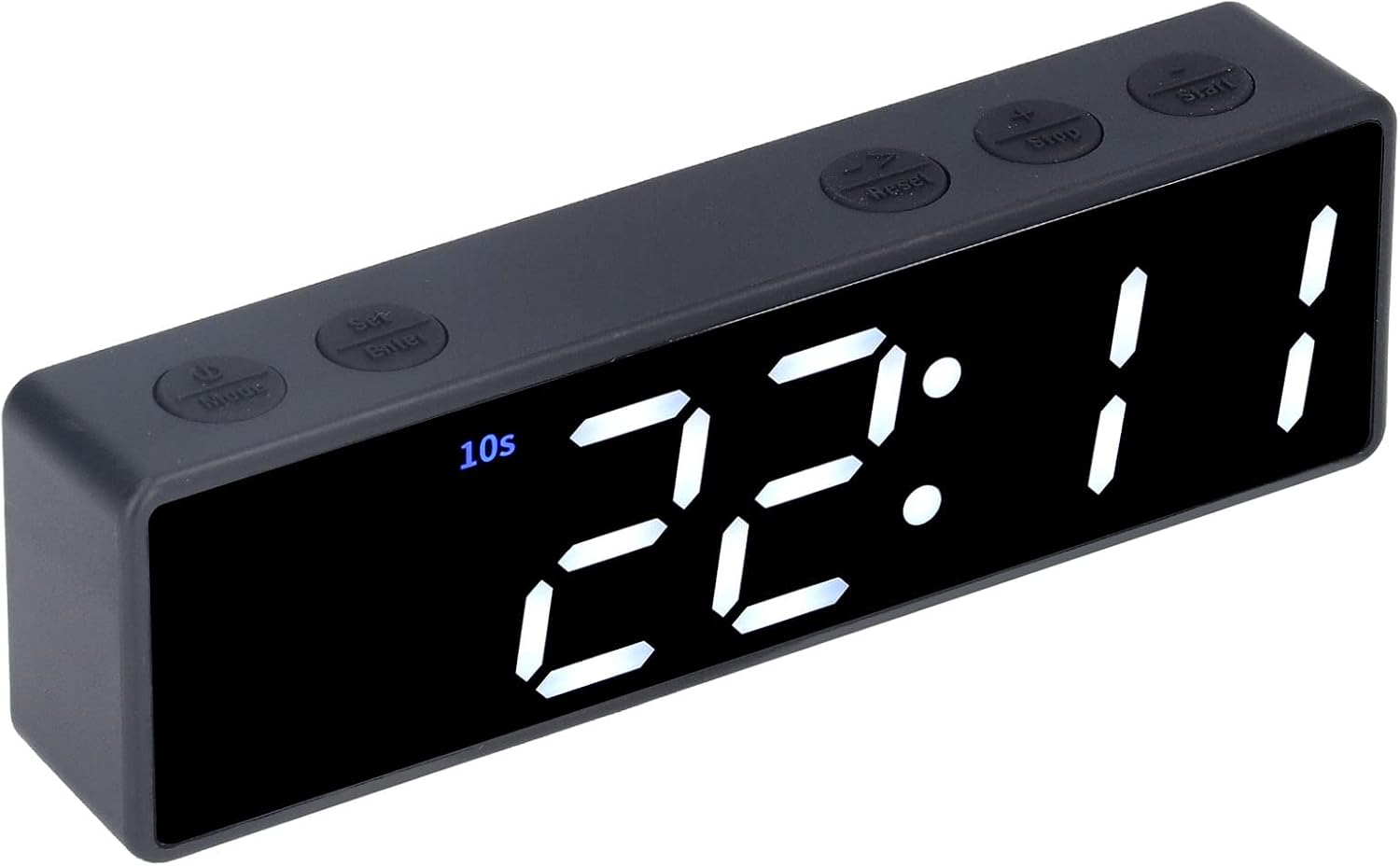 Led-digitaltimer, Trainingstimer Mit Magnetischer Rückseite Und Großem Display Für Fitnessstudio, Homeoffice