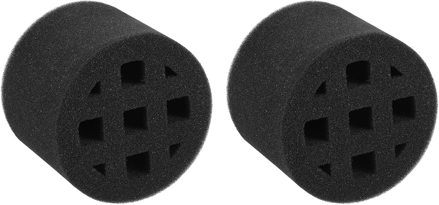 2-teiliges Inline-schalldämpfungswerkzeug Für Lüftungskanäle, Schaumstoff (100 Mm/4 Zoll) – Elastisches Schalldämpfungszubehör Für Lüftungskanäle, Geräuschreduzierer, Schallabsorbierender Schaumstoff,