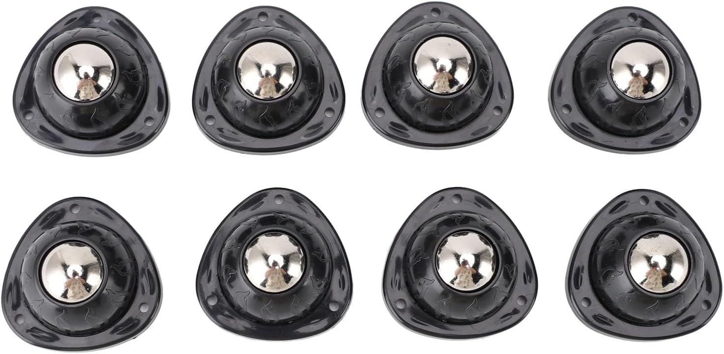 Set Mit 8 Selbstklebenden Rollen, Tragfähigkeit 28 Kg, 360-grad-schwenkrollen Mit 20 Mm Stahlkugellagern Für Aufbewahrungsboxen, Möbel Und Kleine Gegenstände.