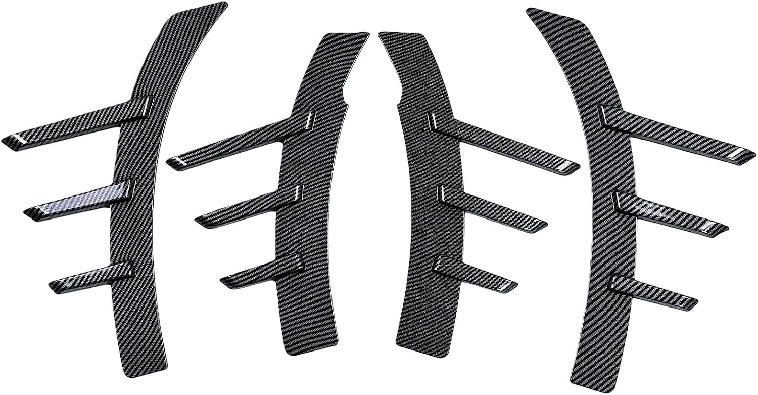 Abs-radlauf-schutzleiste, Selbstklebender, Ausgestellter Radlauf-schutz Für Eine Verstärkte Aggressive Optik, Einfache Montage (kohlefaser)