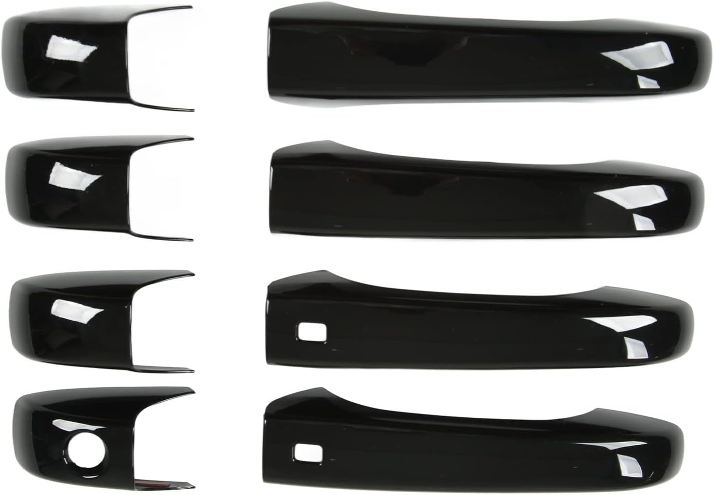 Türgriffabdeckung Außen, Seitentürgriffschutz, Glänzend Schwarze Außenverkleidung, Hitzebeständig, Für Wk2 Wl 2011-2022