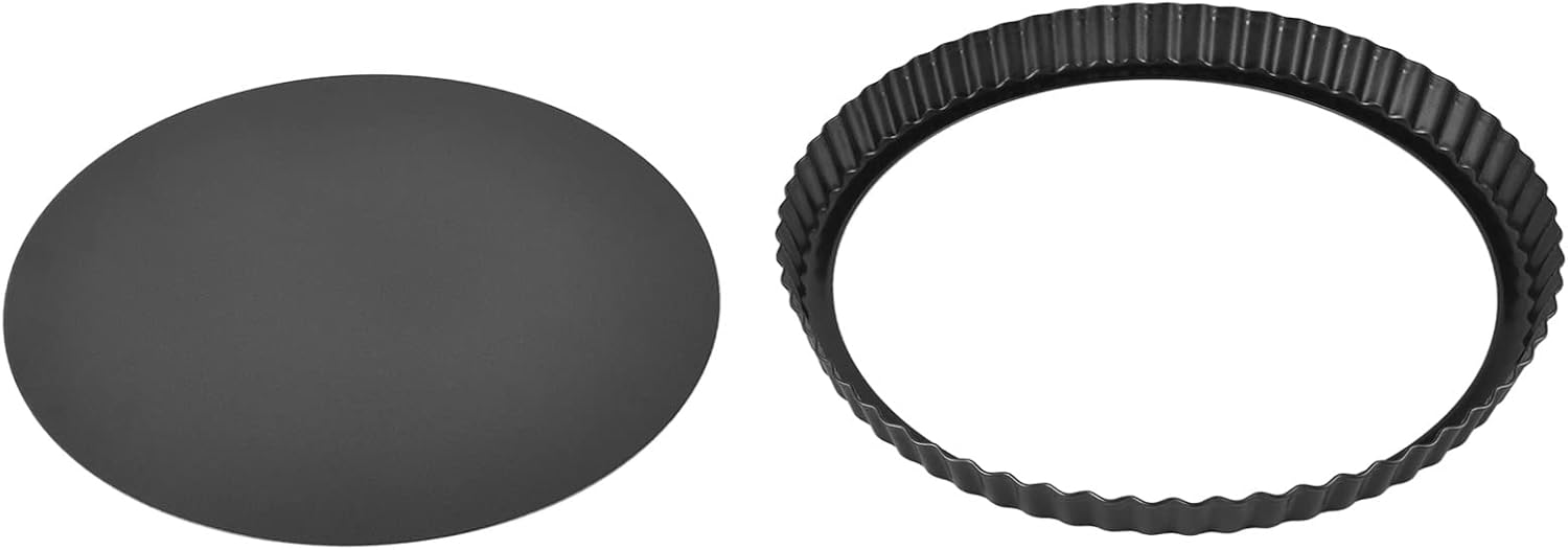 Antihaftbeschichtete Backform Mit Herausnehmbarem Boden, Tiefe Backform Aus Kohlenstoffstahl Für Tartes, Quiches Und Kuchen