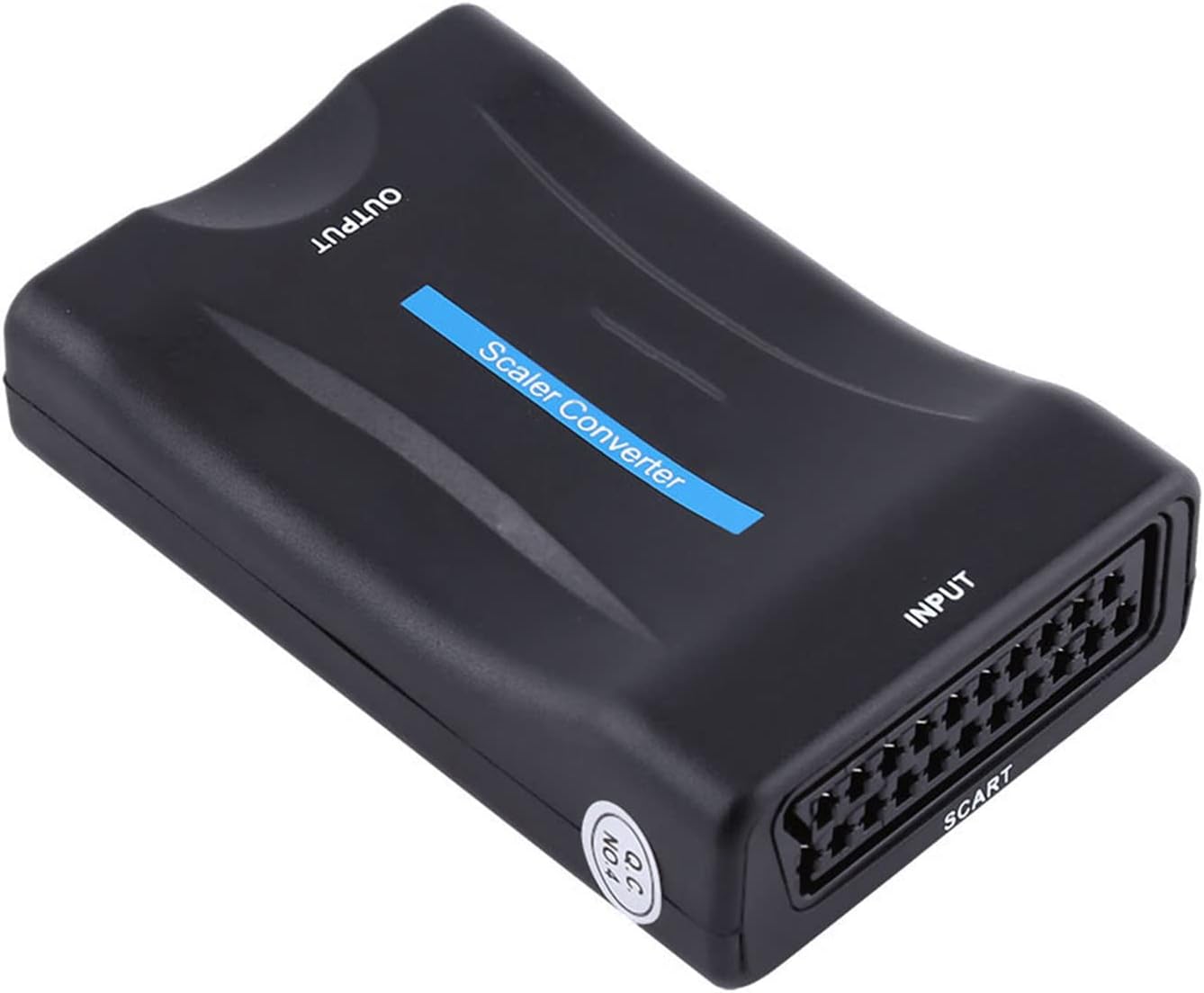Scart-zu-scart-konverteradapter, 720p/1080p-videokonverter, Pal/ntsc/secam, Plug & Play Mit Usb-kabel Für Hd-fernseher