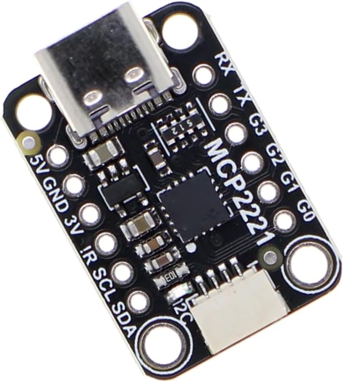 Usb-zu-gpio-adc-i2c-adaptermodul, Kompakte Und Vielseitige Platine Zur Einfachen Sensorintegration, 10-bit-adc Für Qt- Und Qwiic-stemma-anschlüsse