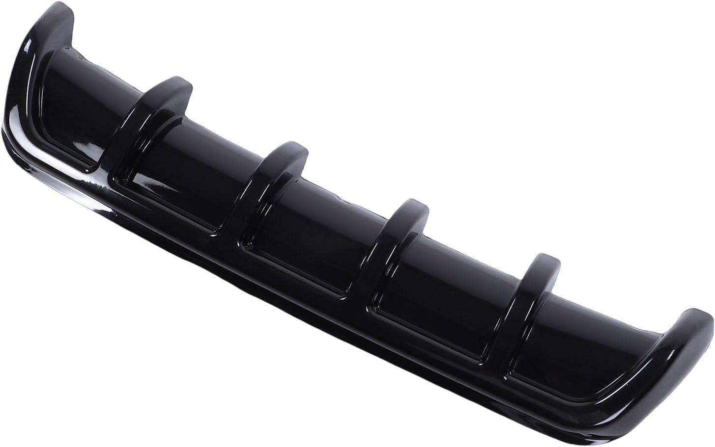 Heckstoßstangen-diffusorlippe, Glänzend Schwarz, 26,38 X 2,36 Zoll, Universell, Pp, Für Limousinen, Sportwagen, Suvs, Cmb0135